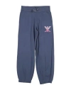 Emporio Armani Toddler Girl Pants Slate Blue Size 6 Cotton, Modal In Blue