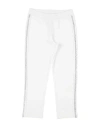 Emporio Armani Babies'  Toddler Girl Pants White Size 7 Cotton, Polyester