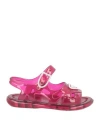 Emporio Armani Babies'  Toddler Girl Sandals Fuchsia Size 10c Rubber In Pink