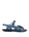 Emporio Armani Toddler Girl Sandals Navy Size 10c Rubber In Navy