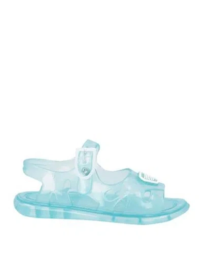 Emporio Armani Babies'  Toddler Girl Sandals Sky Blue Size 10c Rubber