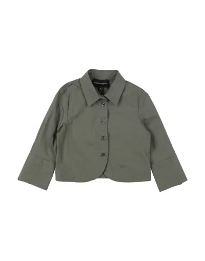 Emporio Armani Babies'  Shirts In Green