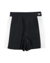 Emporio Armani Toddler Girl Shorts & Bermuda Shorts Midnight Blue Size 7 Polyester, Cotton In Blue