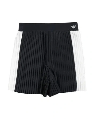 Emporio Armani Babies'  Toddler Girl Shorts & Bermuda Shorts Midnight Blue Size 7 Polyester, Cotton