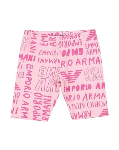 Emporio Armani Toddler Girl Shorts & Bermuda Shorts Pink Size 6 Cotton, Elastane In Pink