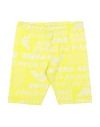 Emporio Armani Toddler Girl Shorts & Bermuda Shorts Yellow Size 6 Cotton, Elastane In Yellow