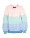 Emporio Armani Toddler Girl Sweater Pink Size 6 Polyamide, Acrylic, Alpaca Wool In Pink