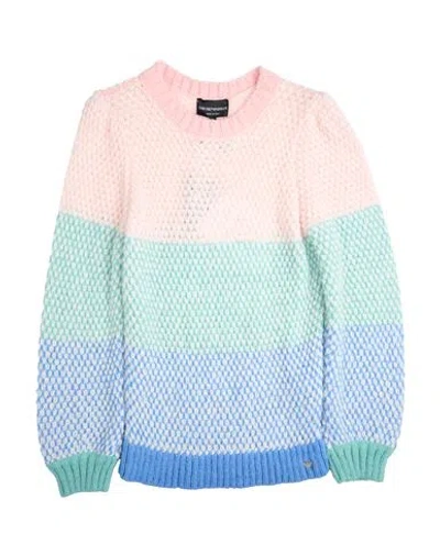 Emporio Armani Babies'  Toddler Girl Sweater Pink Size 6 Polyamide, Acrylic, Alpaca Wool