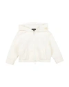 Emporio Armani Toddler Girl Sweatshirt Ivory Size 6 Cotton, Polyester, Elastane In White