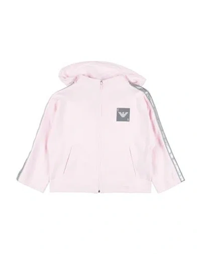 Emporio Armani Babies'  Toddler Girl Sweatshirt Light Pink Size 6 Cotton