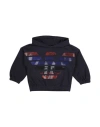 Emporio Armani Toddler Girl Sweatshirt Navy Size 7 Cotton, Polyester