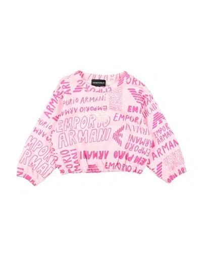 Emporio Armani Babies'  Toddler Girl Sweatshirt Pink Size 6 Cotton