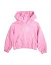 Emporio Armani Toddler Girl Sweatshirt Pink Size 6 Cotton, Polyester In Pink