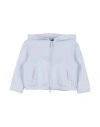 Emporio Armani Babies'  Toddler Girl Sweatshirt Sky Blue Size 6 Cotton, Polyester, Elastane