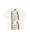 Emporio Armani Toddler Girl T-shirt Cream Size 6 Cotton In Neutral