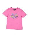 Emporio Armani Toddler Girl T-shirt Pink Size 6 Cotton In Pink