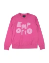 Emporio Armani Toddler Girl T-shirt Fuchsia Size 6 Cotton In Pink