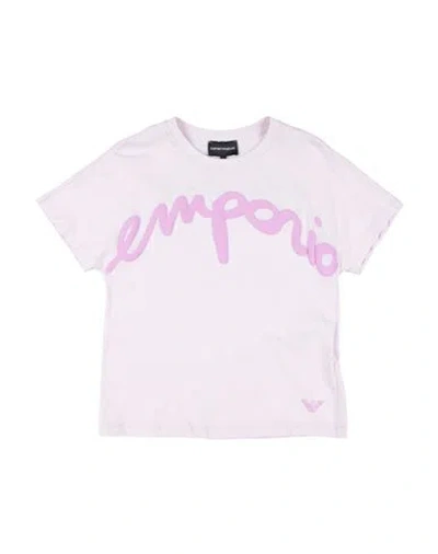 Emporio Armani Babies'  Toddler Girl T-shirt Lilac Size 6 Cotton