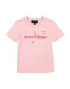 Emporio Armani Toddler Girl T-shirt Pink Size 6 Cotton In Pink
