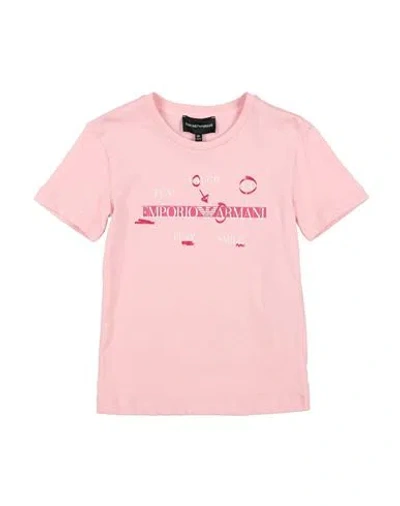 Emporio Armani Babies'  Toddler Girl T-shirt Pink Size 6 Cotton