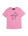 Emporio Armani Babies'  Toddler Girl T-shirt Pink Size 6 Cotton