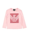 Emporio Armani Toddler Girl T-shirt Pink Size 7 Cotton In Pink