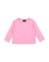 Emporio Armani Toddler Girl T-shirt Pink Size 7 Cotton In Pink