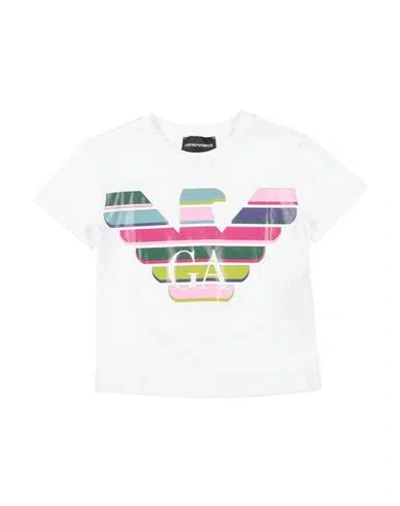 Emporio Armani Babies'  Toddler Girl T-shirt White Size 6 Cotton