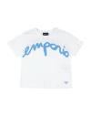 Emporio Armani Toddler Girl T-shirt White Size 7 Cotton