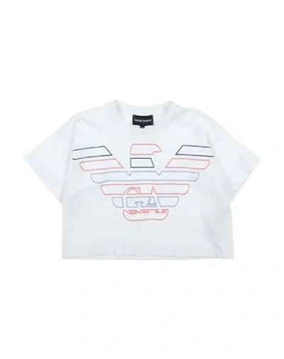Emporio Armani Babies'  Toddler Girl T-shirt White Size 7 Cotton