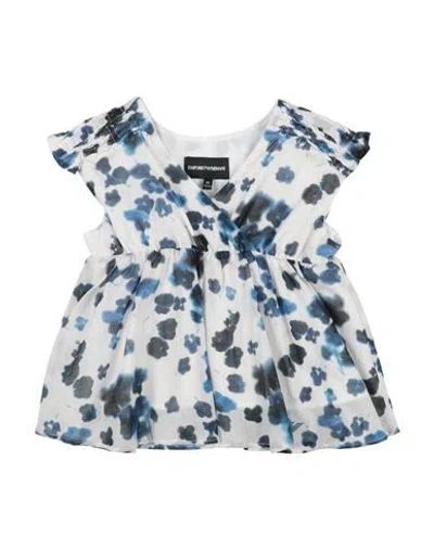 Emporio Armani Babies'  Toddler Girl Top Light Grey Size 7 Cotton