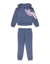 Emporio Armani Toddler Girl Tracksuit Slate Blue Size 4 Cotton, Modal, Elastane In Blue