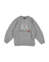 Emporio Armani Toddler Sweatshirt Grey Size 6 Cotton, Elastane In Grey