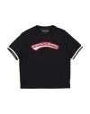 Emporio Armani Babies'  Toddler T-shirt Midnight Blue Size 6 Cotton In Black