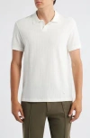 Emporio Armani Logo Cotton Polo Shirt In White