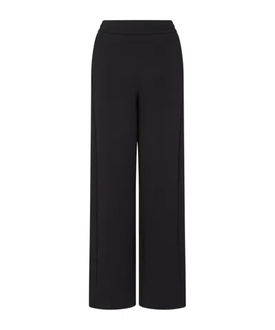EMPORIO ARMANI TONAL-STITCHING TROUSERS