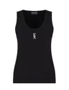Shop Emporio Armani Top In Black