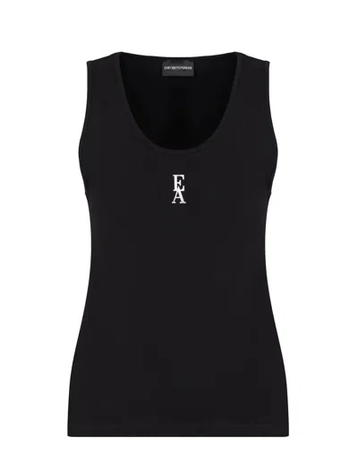 EMPORIO ARMANI EMPORIO ARMANI TOP BLACK