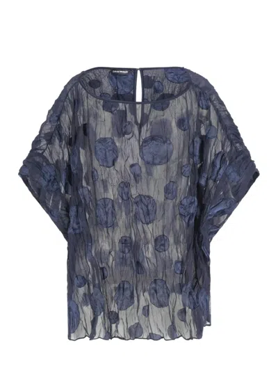 Emporio Armani Top In Deep Blue