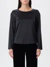 Emporio Armani Top  Woman Color Black In Black