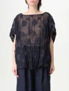 Emporio Armani Sheer Blouse In Black