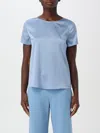 Emporio Armani Top  Woman Color Gnawed Blue In Hellblau