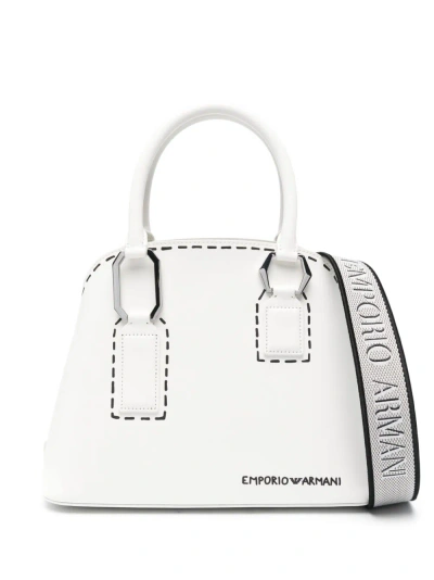 Emporio Armani Top-handle Bag In White