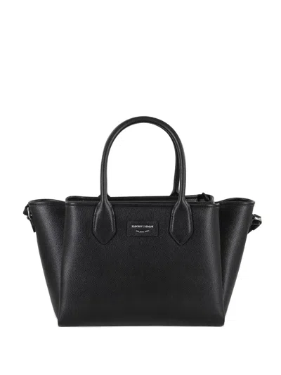 Emporio Armani Top-handles Tote Bag In Black