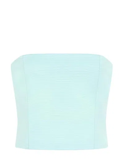 Emporio Armani Top In Lagoon Green