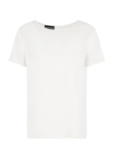 EMPORIO ARMANI EMPORIO ARMANI TOP WHITE