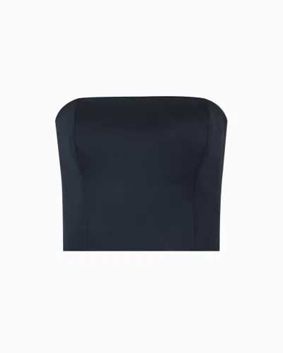 Emporio Armani Tops In Black