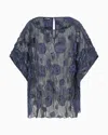 Emporio Armani Sheer Blouse In Black