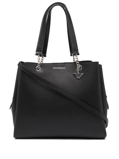 Emporio Armani Tote Bag In Black