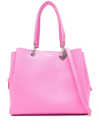 Emporio Armani Tote Bag In Pink